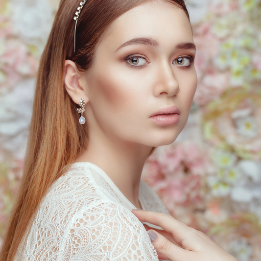Pearl Drop Earrings - ADELINE