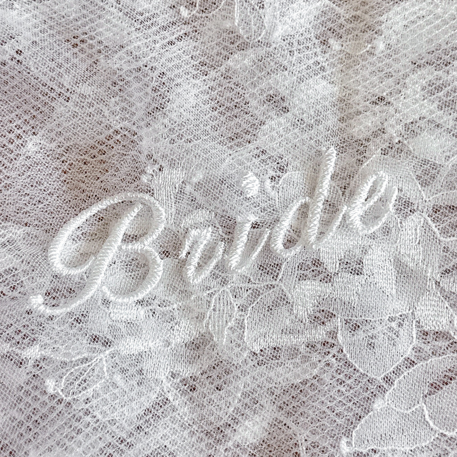 BRIDE | Embroidered Veil
