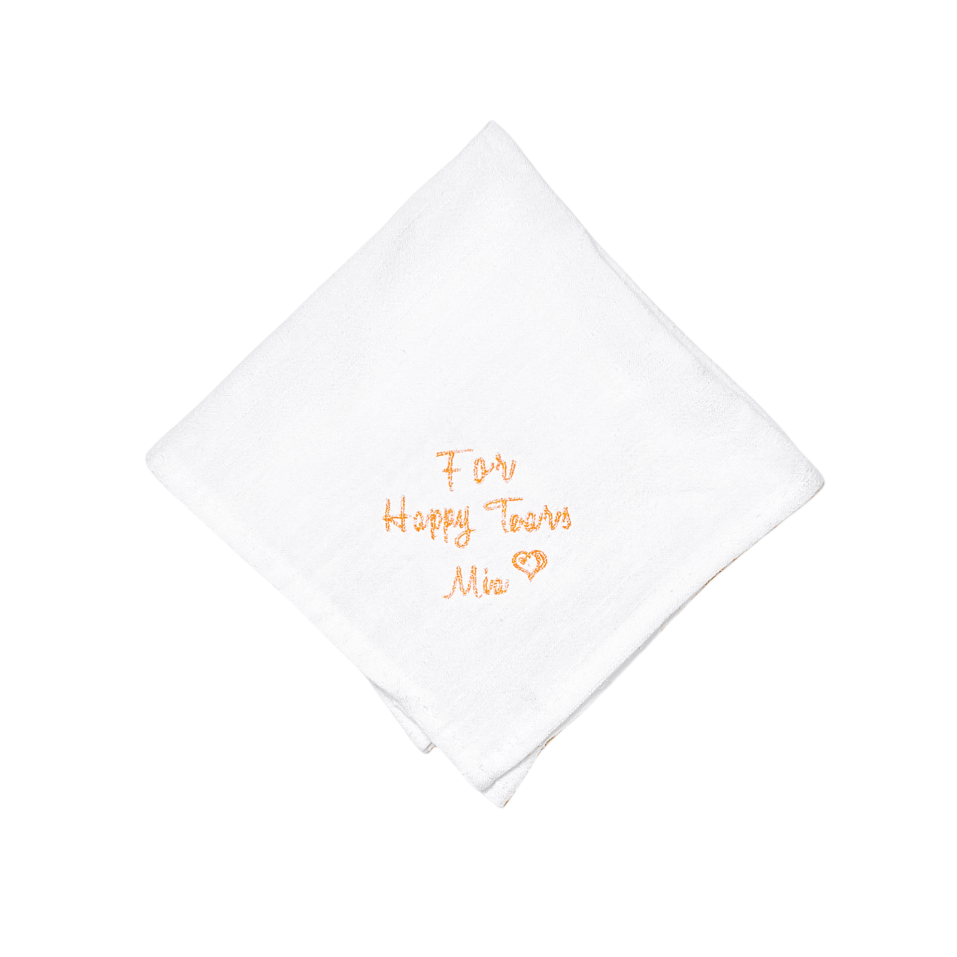 CUSTOM EMBROIDERED HANDKERCHIEF | For Happy Tears