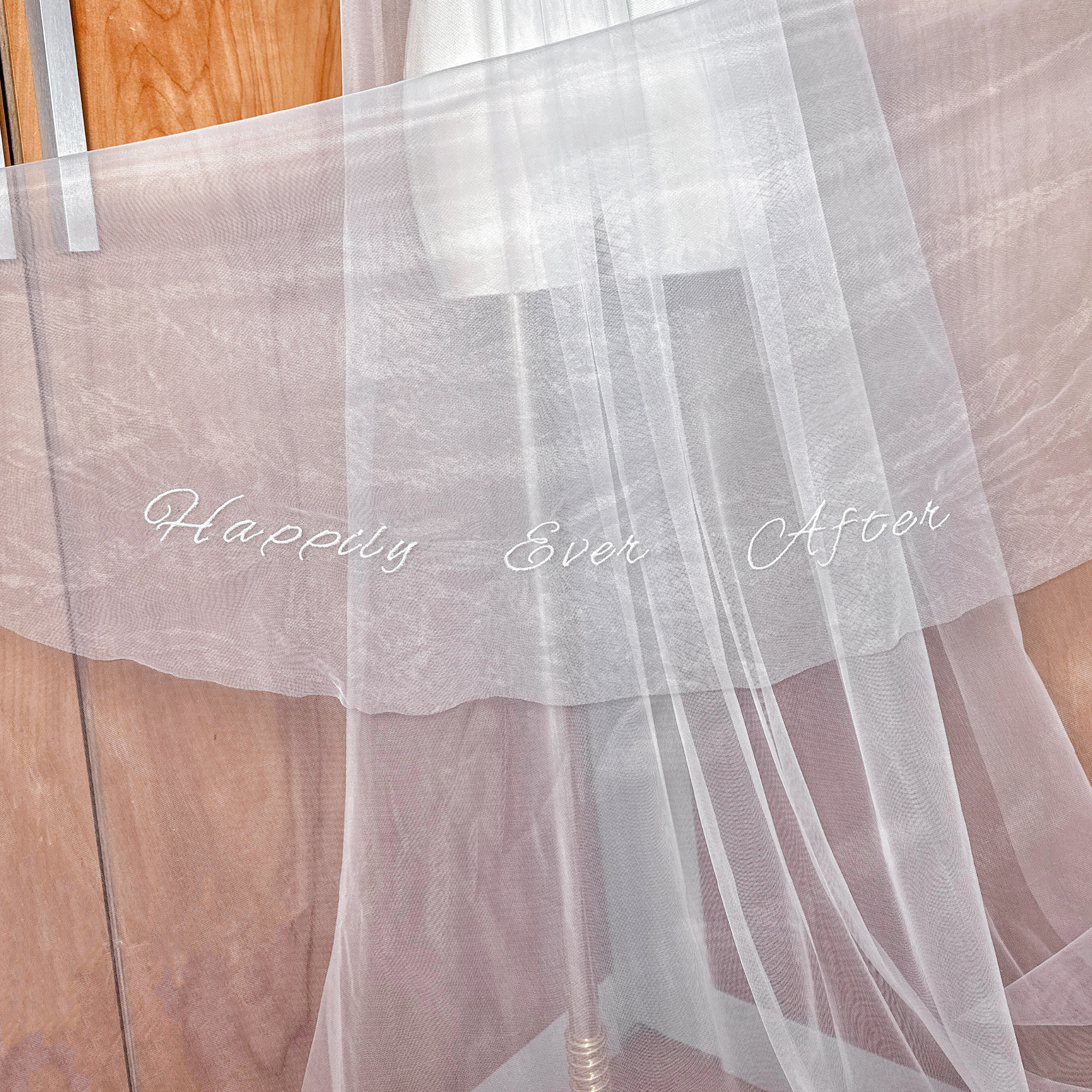 HAPPILY EVER AFTER | Embroidered Veil