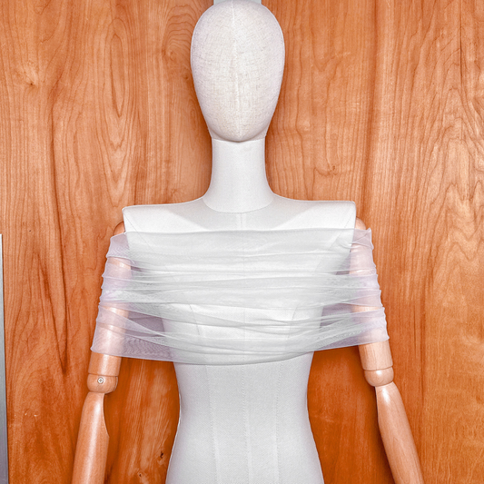 LETTE | Ruched Tulle Wrap