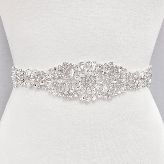 Vintage Rhinestone Belt - OTYLIA