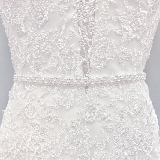 Simple Pearl Belt - FREYA
