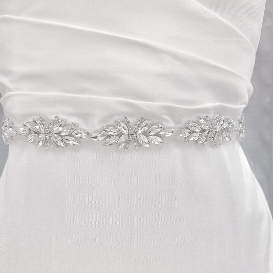 Silver Beaded Belt - ENOLA