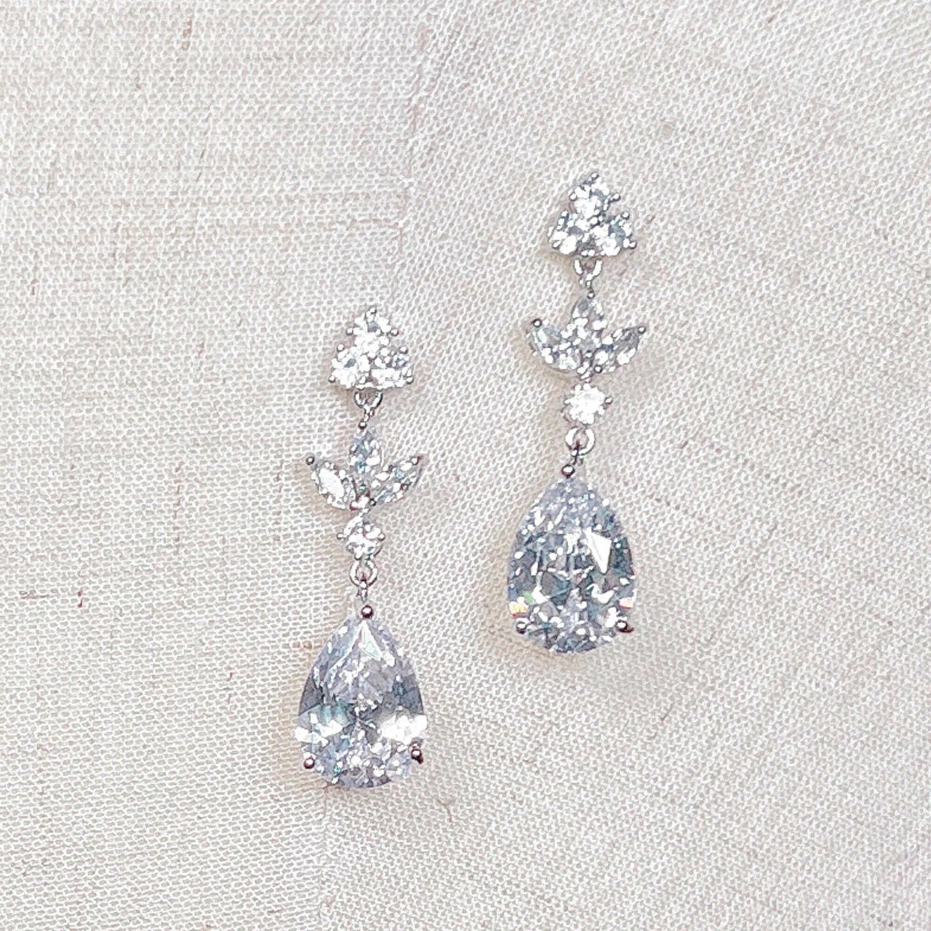 Hanging CZ Earrings