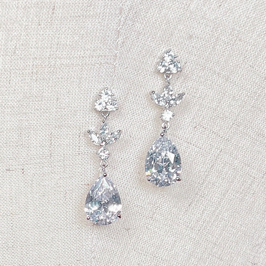 Dangle Wedding Earrings - ARIETTA