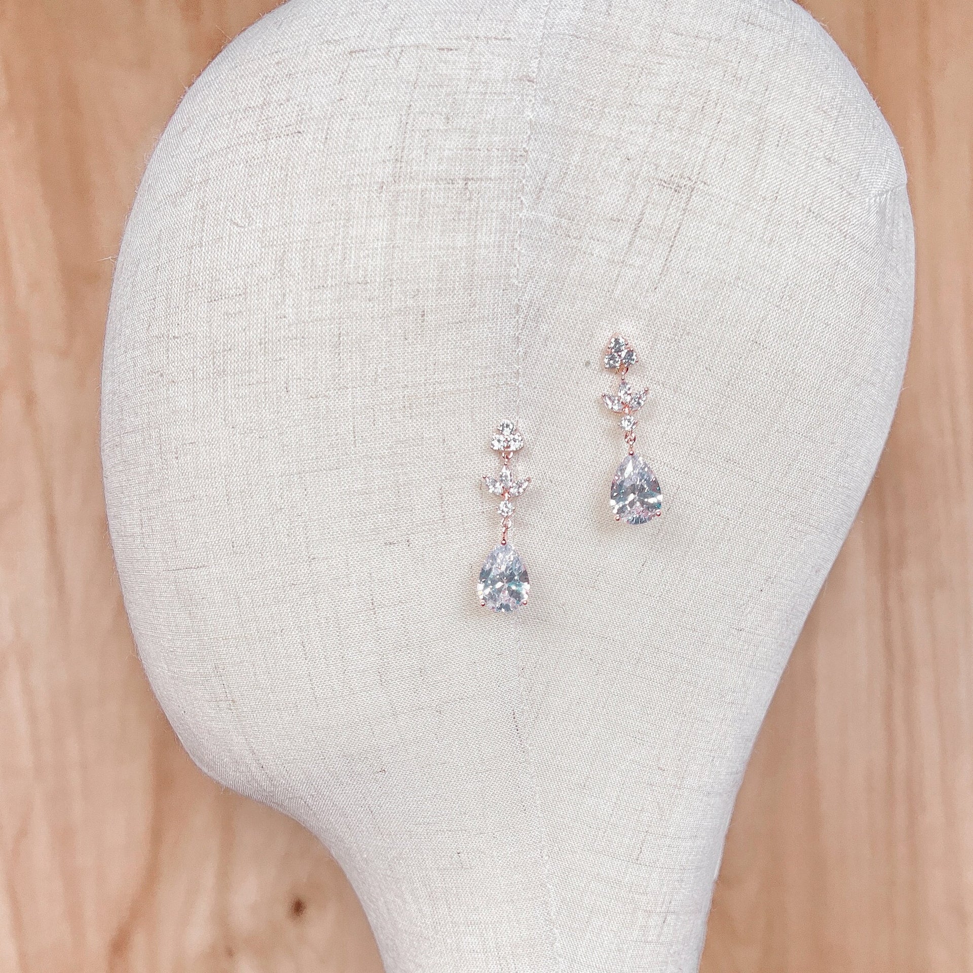 Teardrop Bridal Earrings