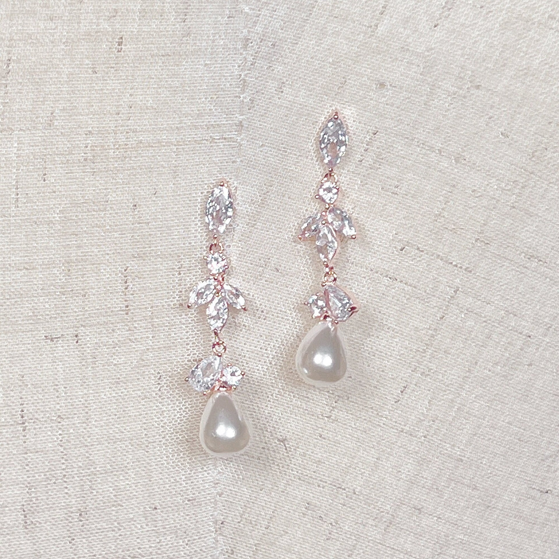 Pearl Teardrop Earrings