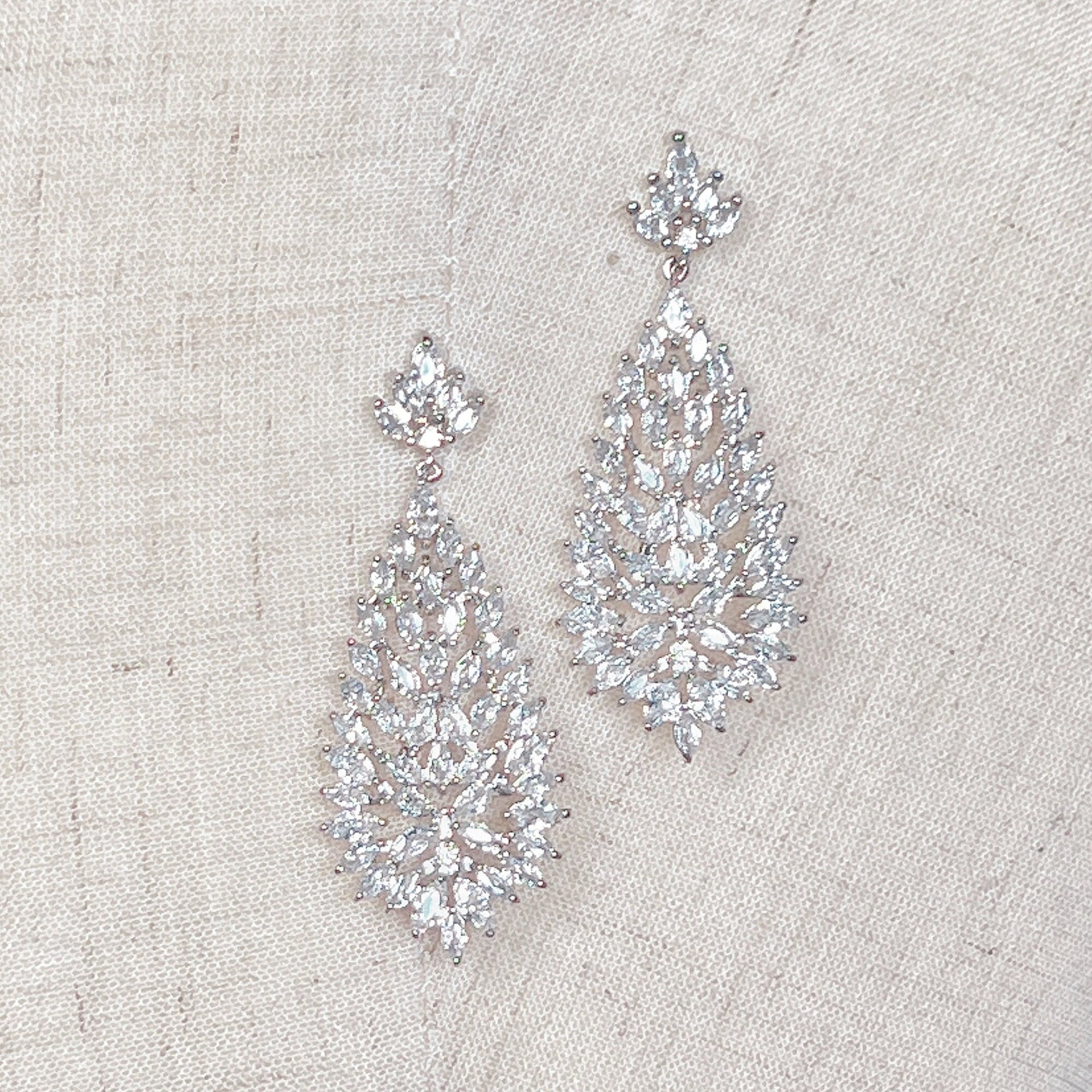Art Deco CZ Earrings
