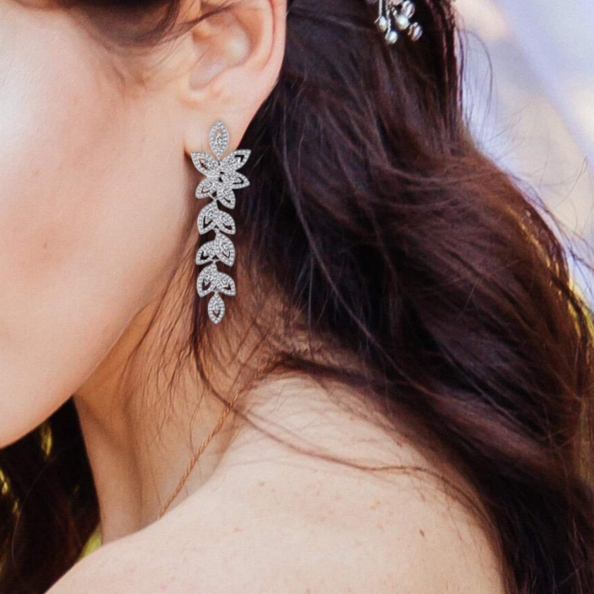 CZ Statement Earrings