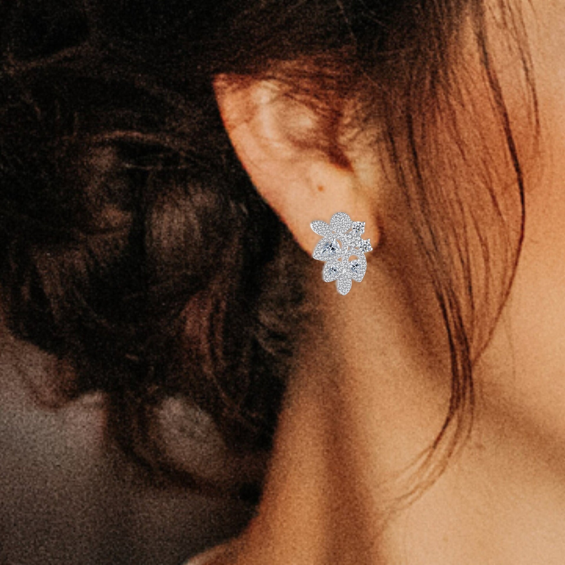 Delicate CZ Earrings