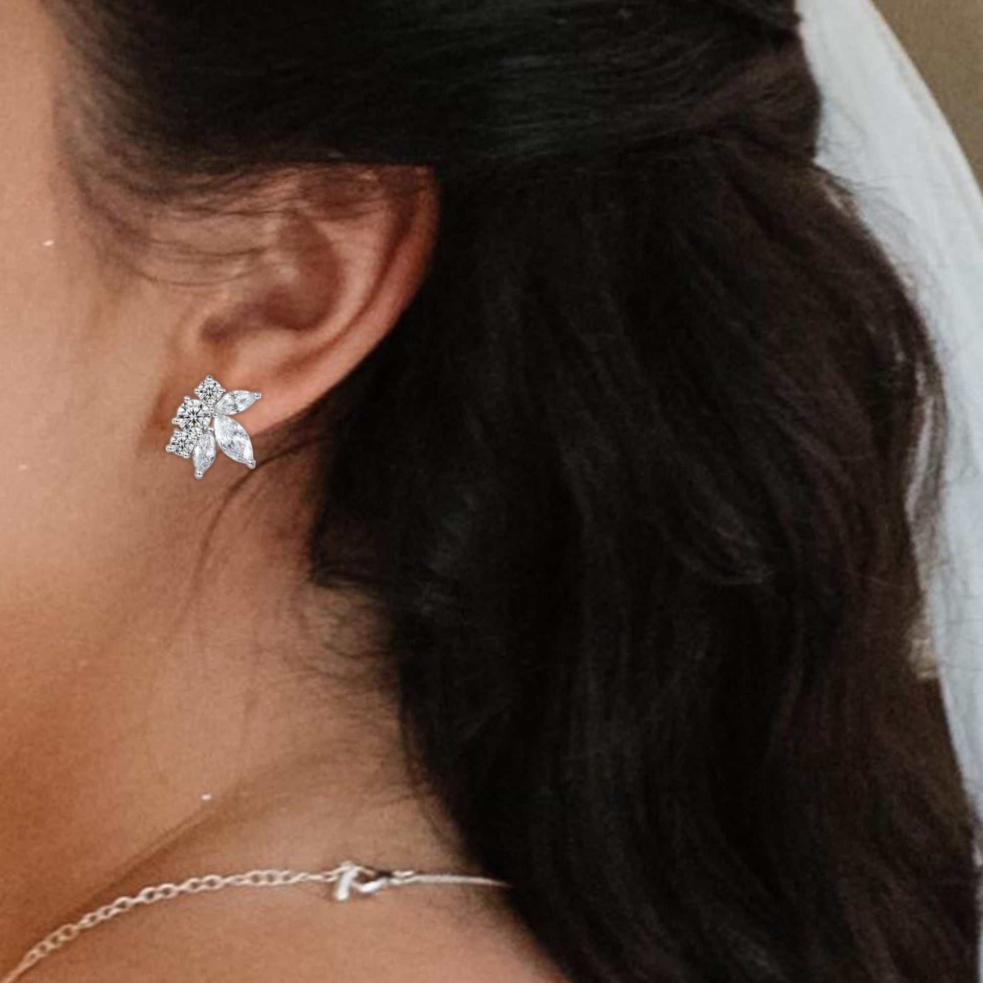 AIRE | Bridal Stud Earrings