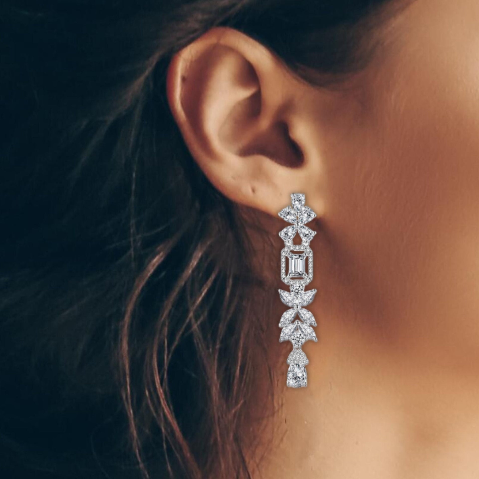 Glamorous CZ Earrings