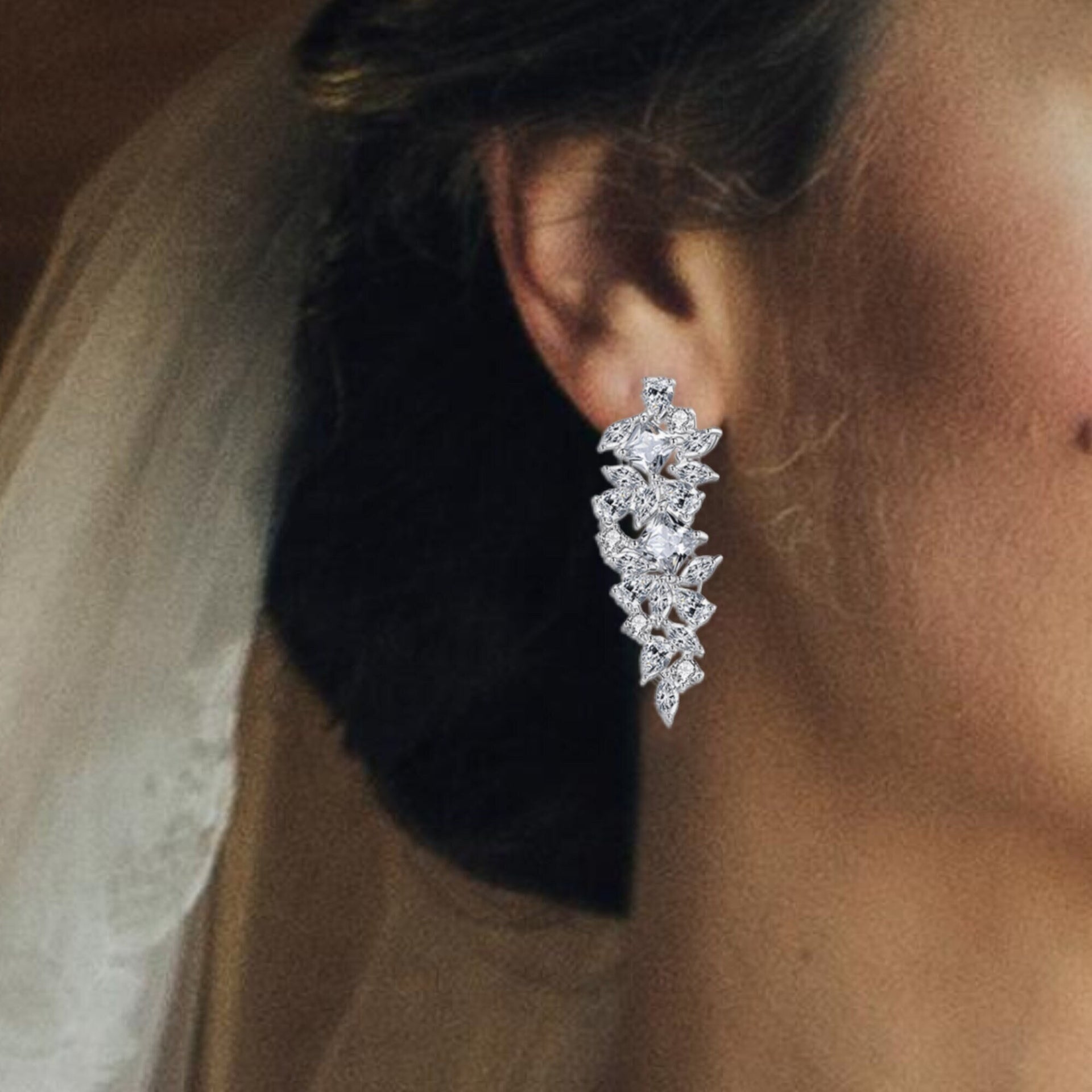 Silver Statement Earrings