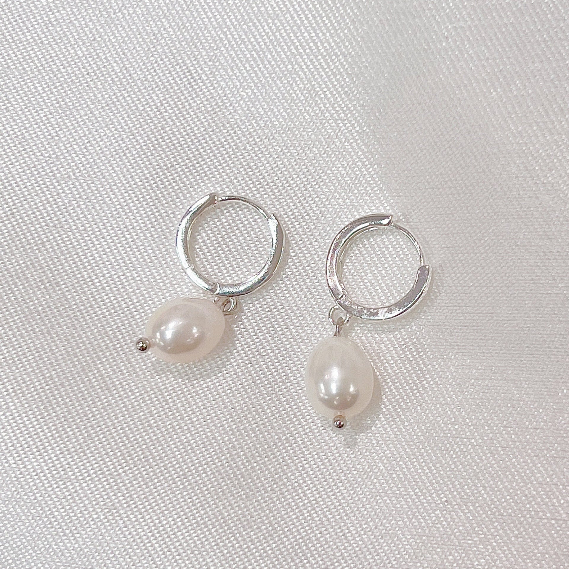 Pearl Hoops