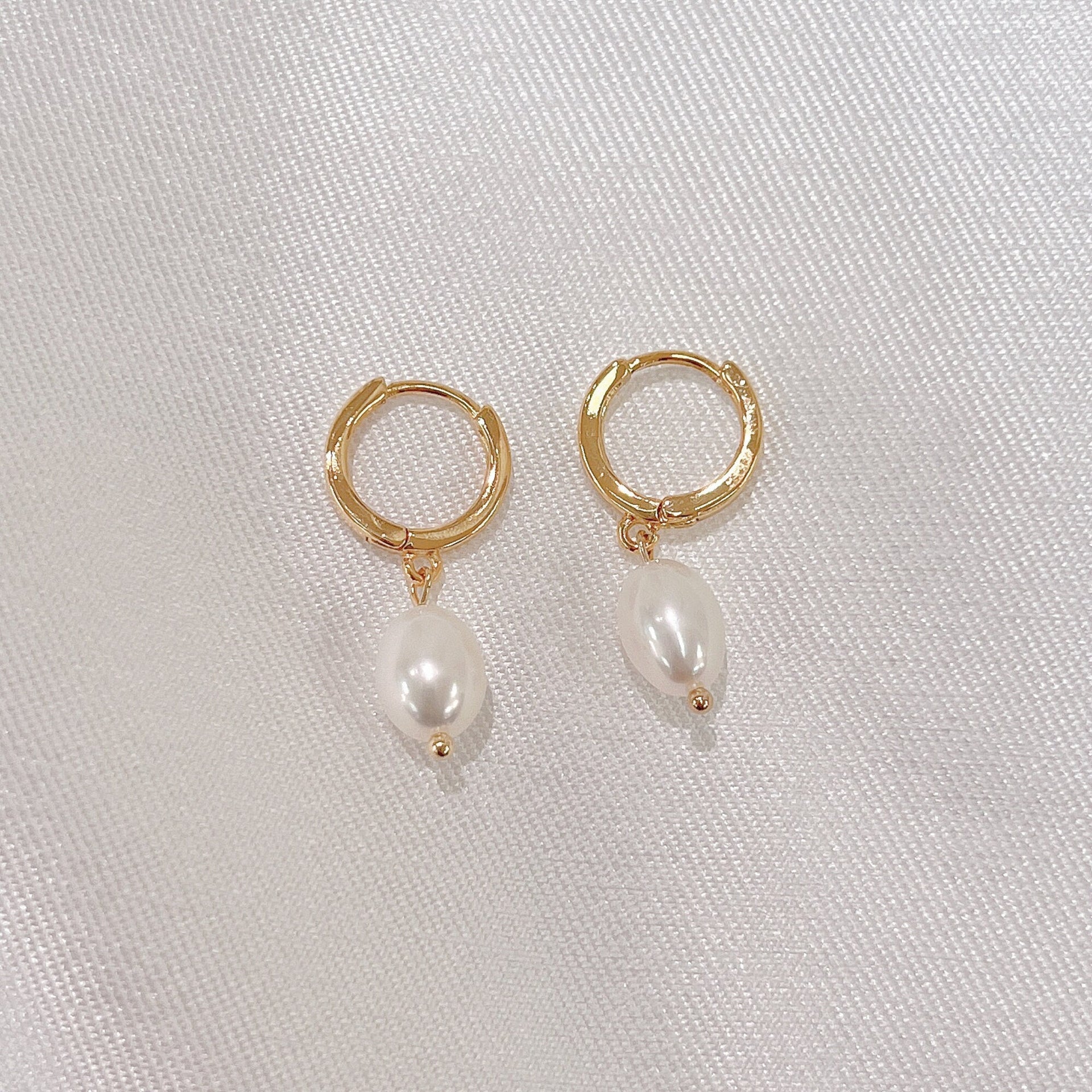 Pearl Hoops