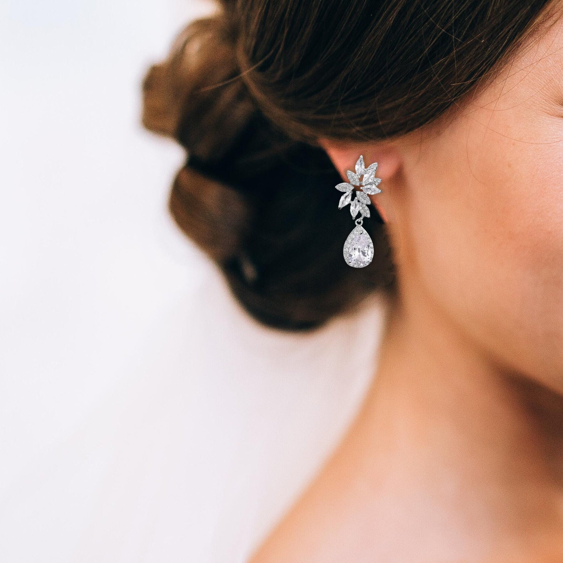 Silver Drop Earrings