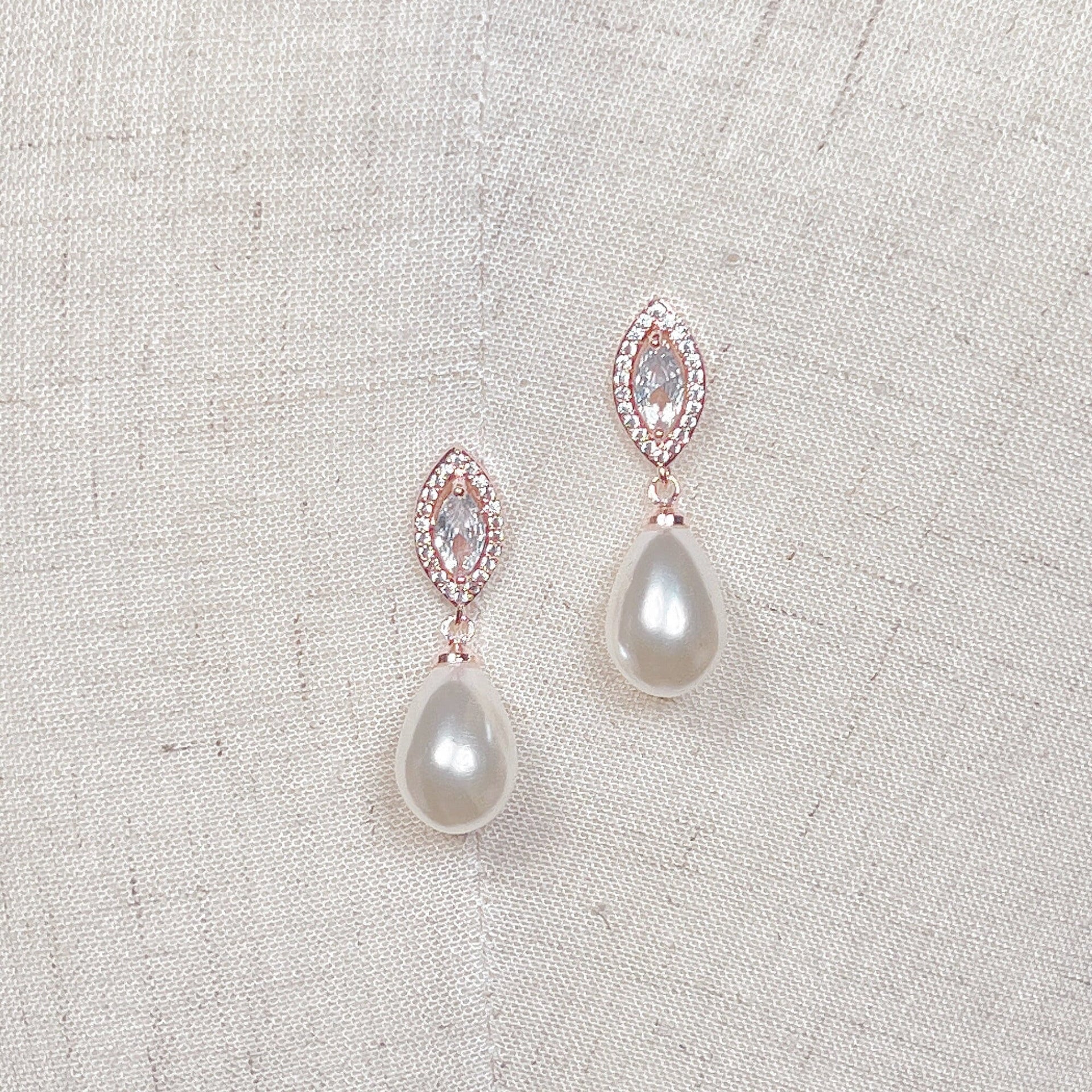 Pearl Teardrop Earrings