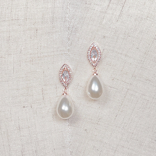 Pearl Teardrop Earrings