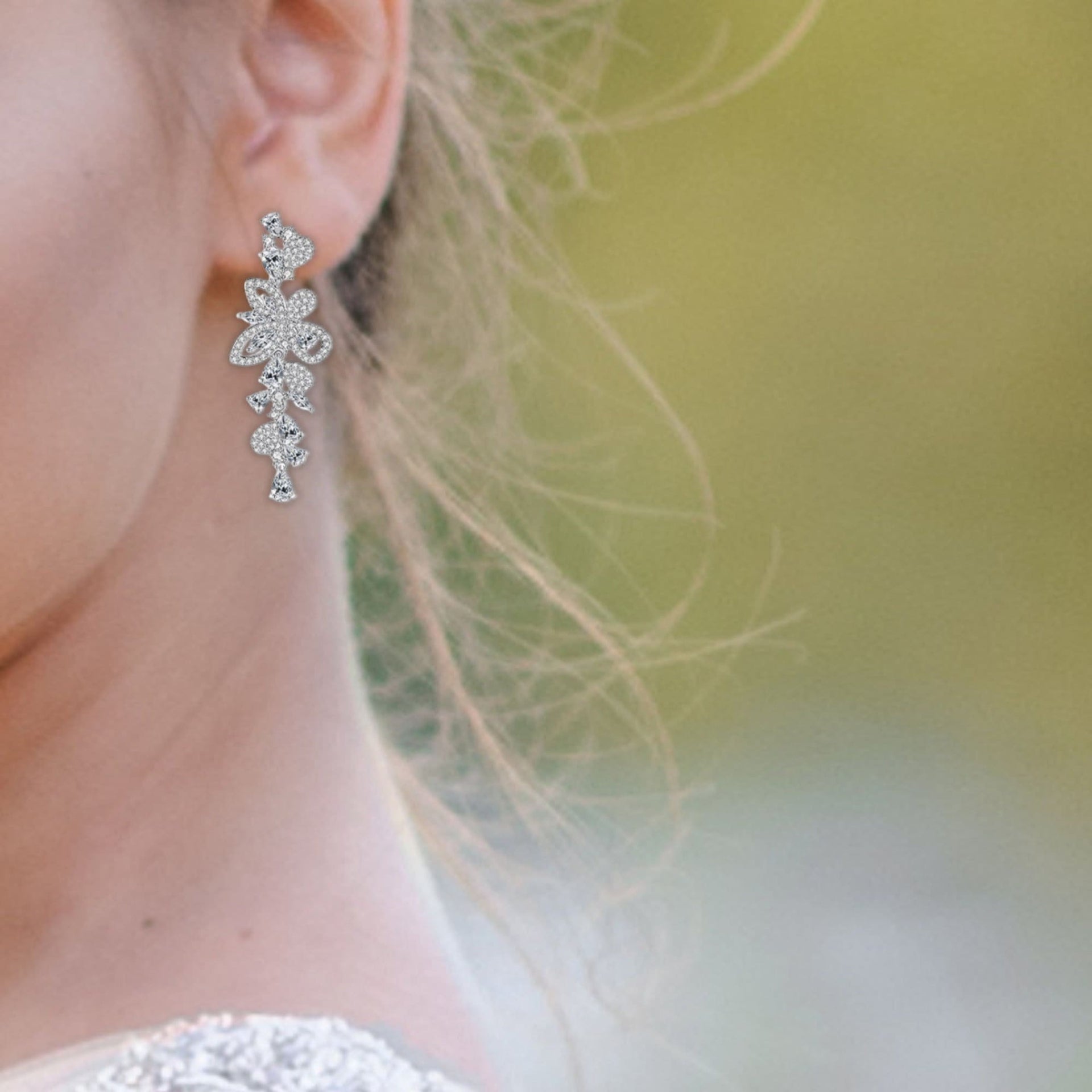 Silver Drop Earrings