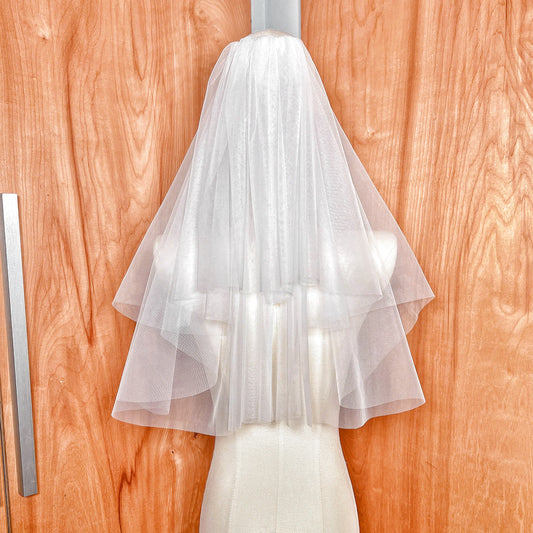 Short Blusher Veil - BENNETT