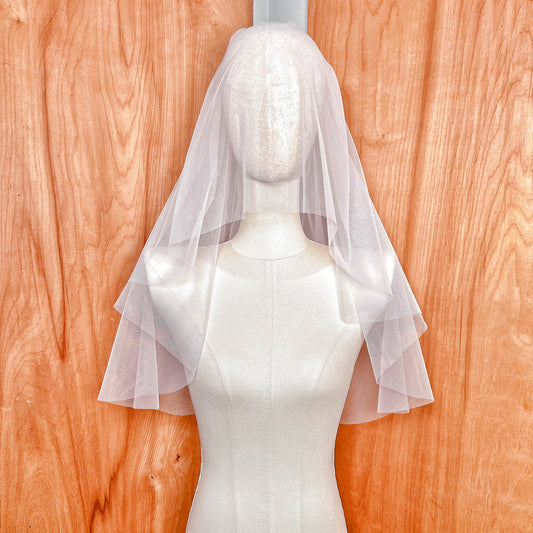 Short Blusher Veil - BENNETT