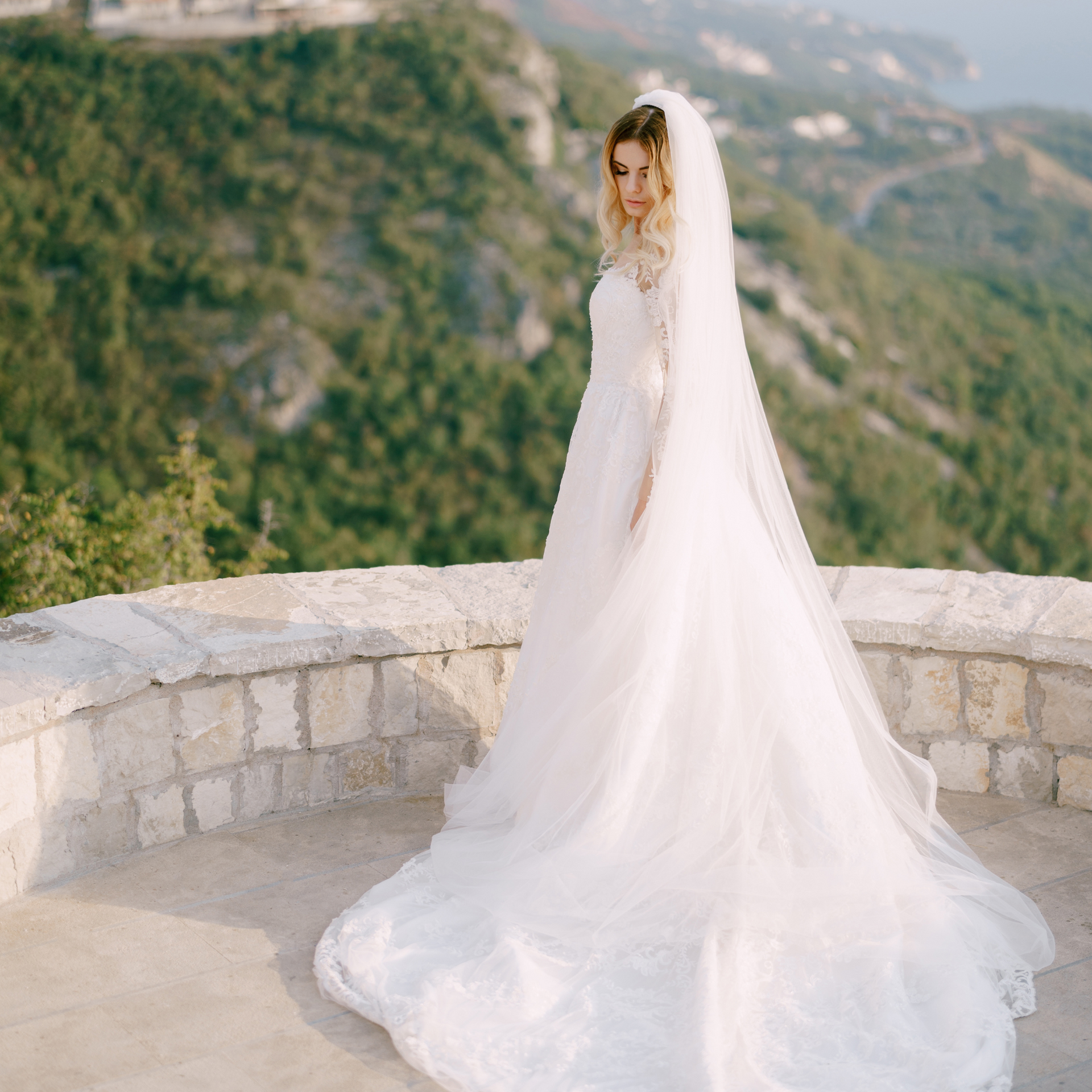 BETTINA | Soft Cathedral Length Veil