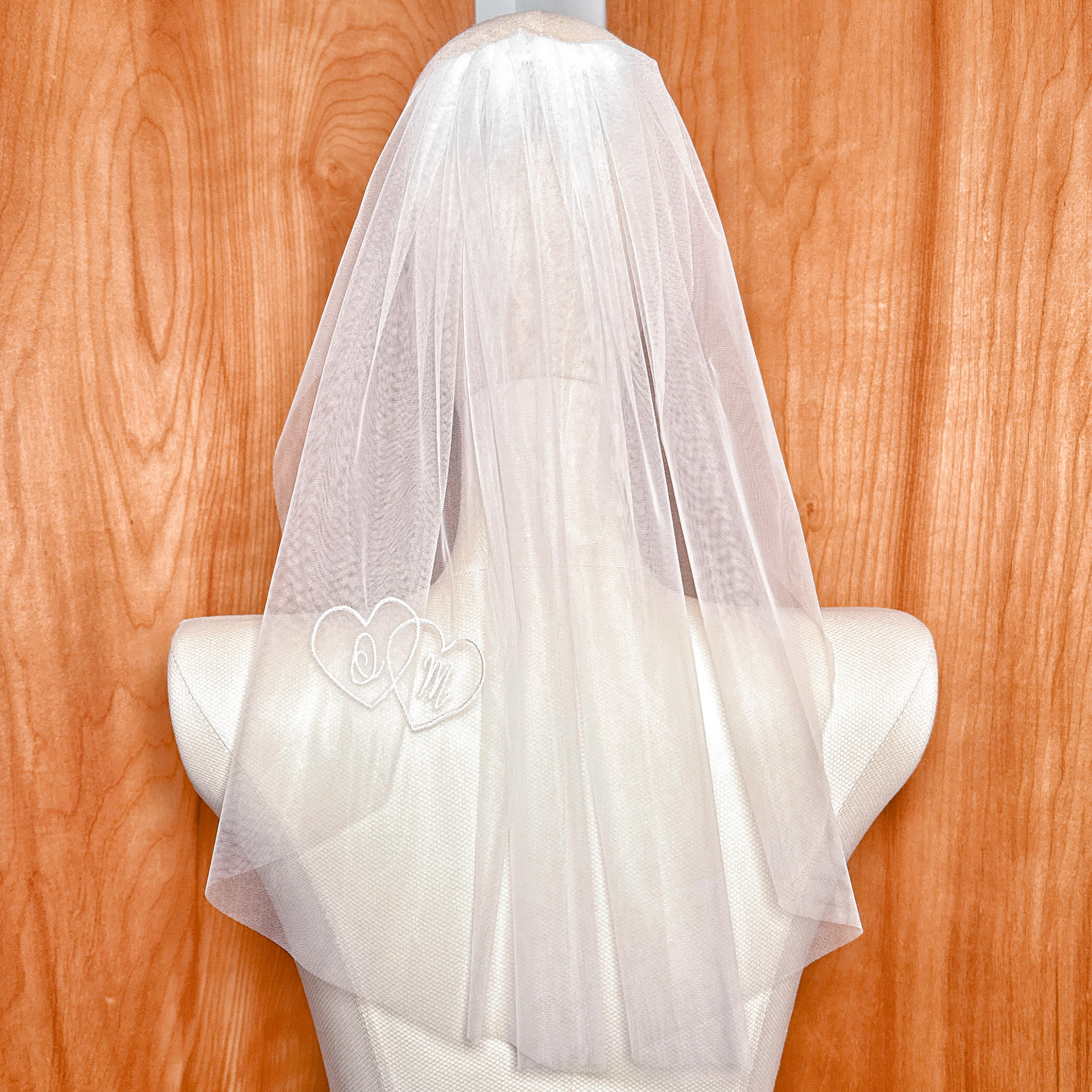 BRINLEY | Personalised Embroidered Veil