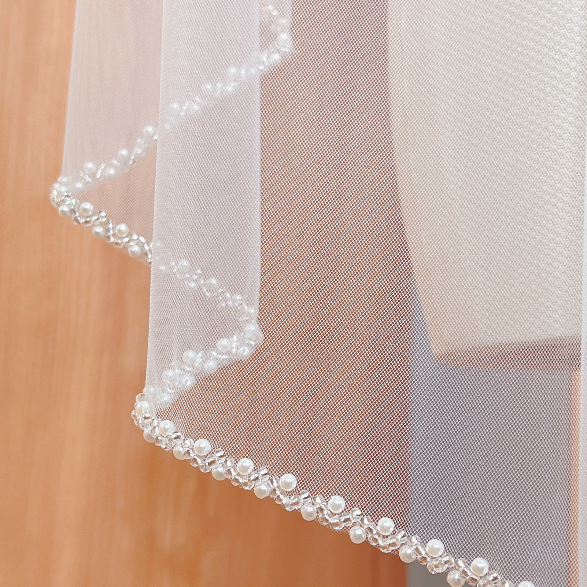 FLEUR | Beaded Edge Veil