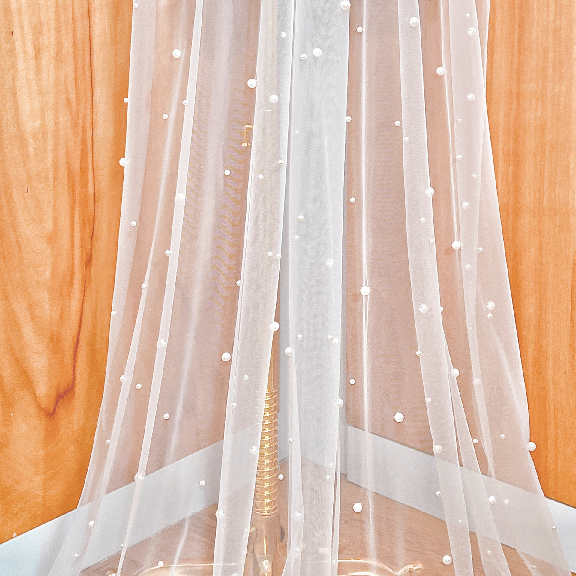 GRACIE | Modern Pearl Veil