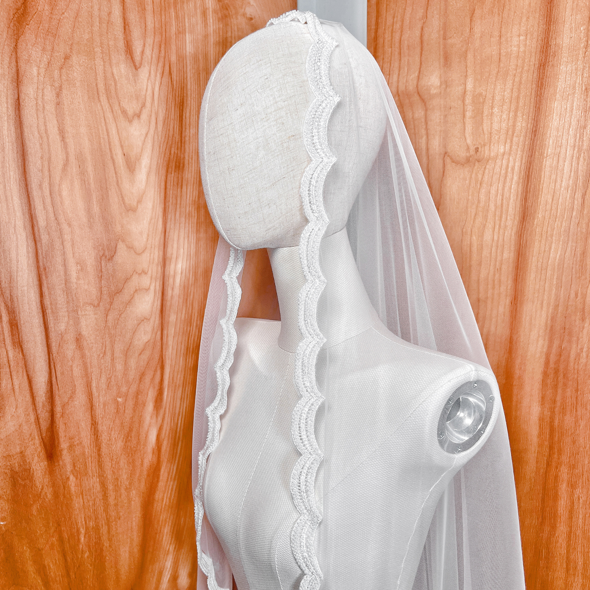 JOSEPHINE | Beaded Mantilla Veil