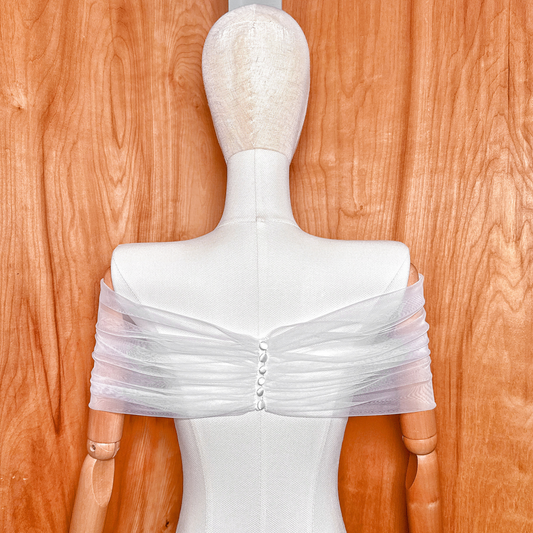 LETTE | Ruched Tulle Wrap