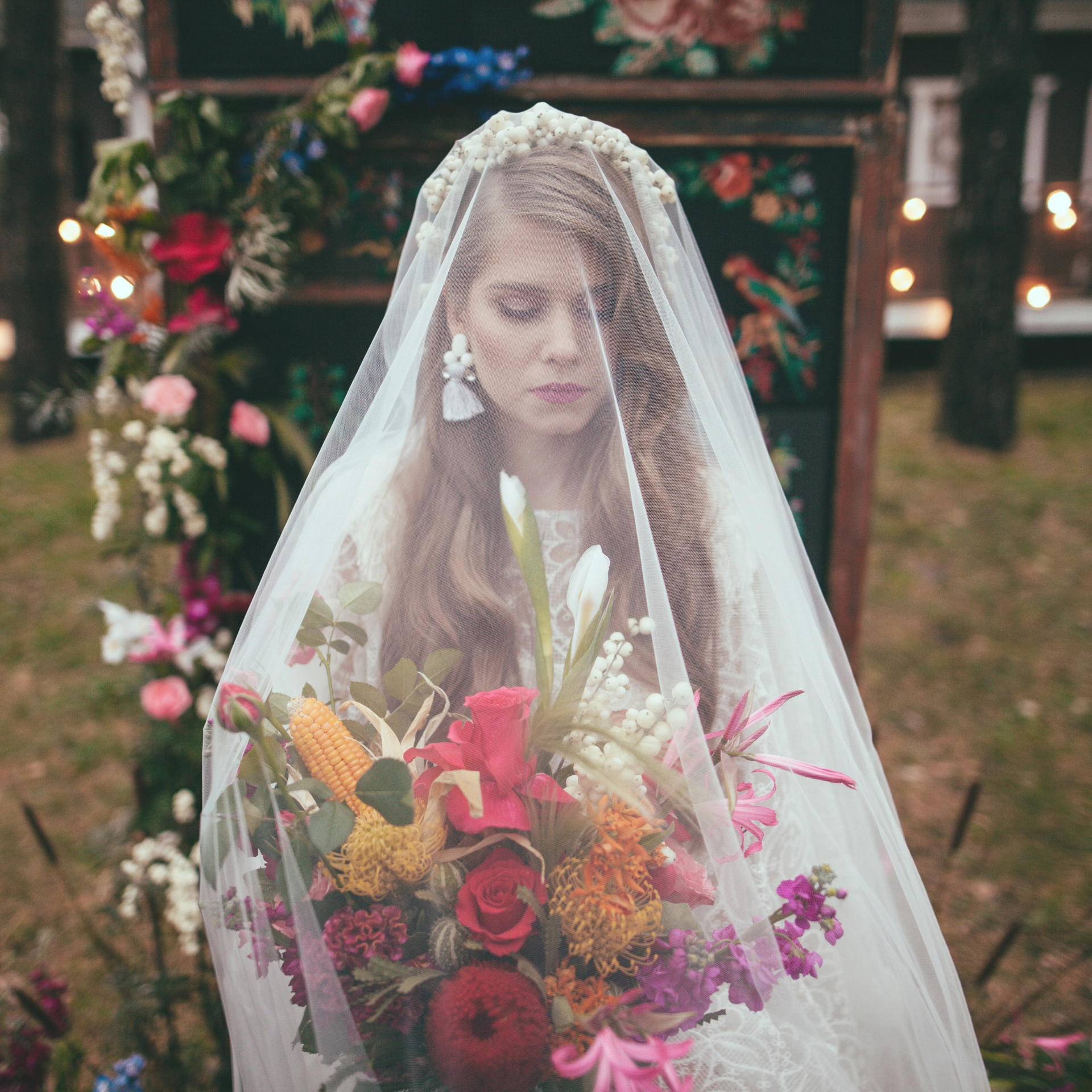 ROMA | Cathedral Veil with Long Blusher