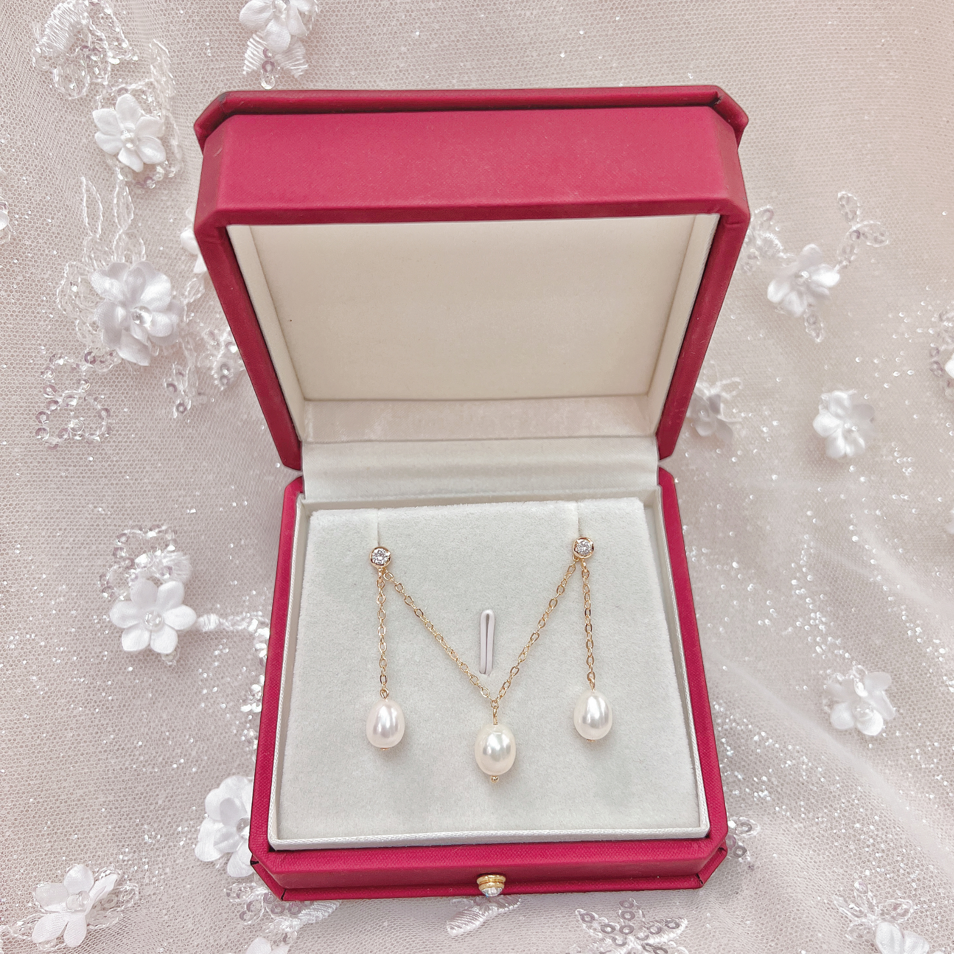 Real Single Pearl Set