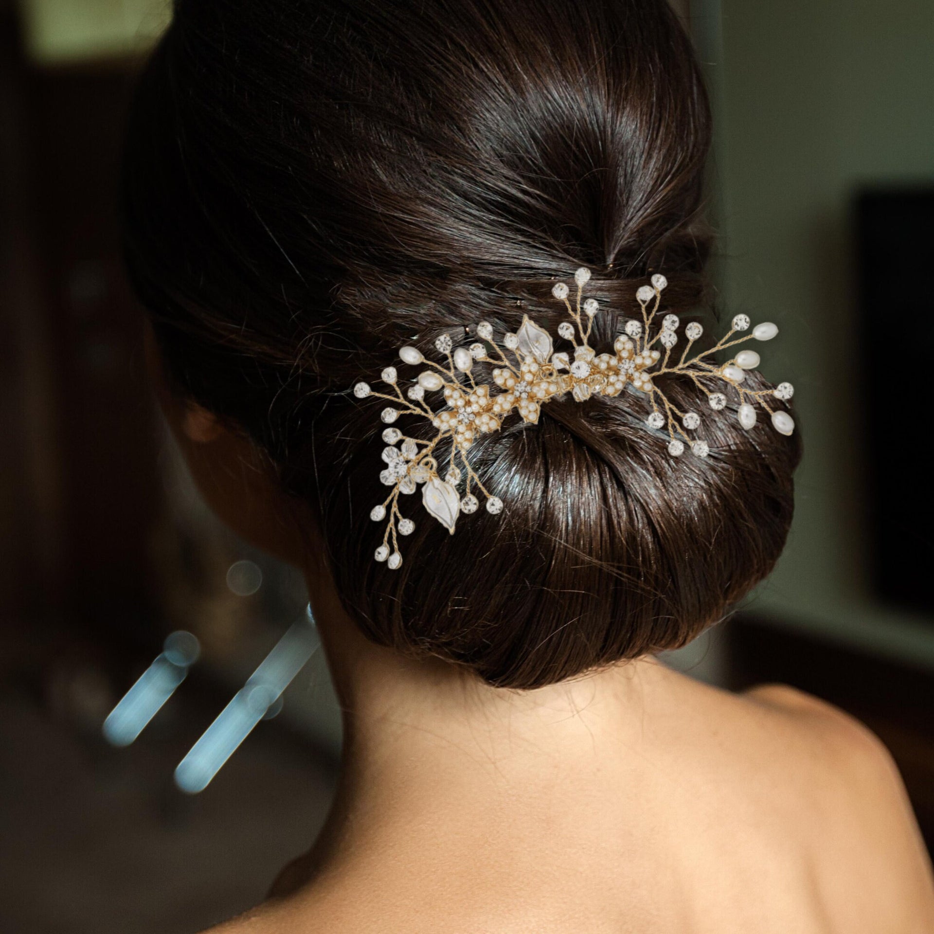 Bridal Wedding Pearl Comb