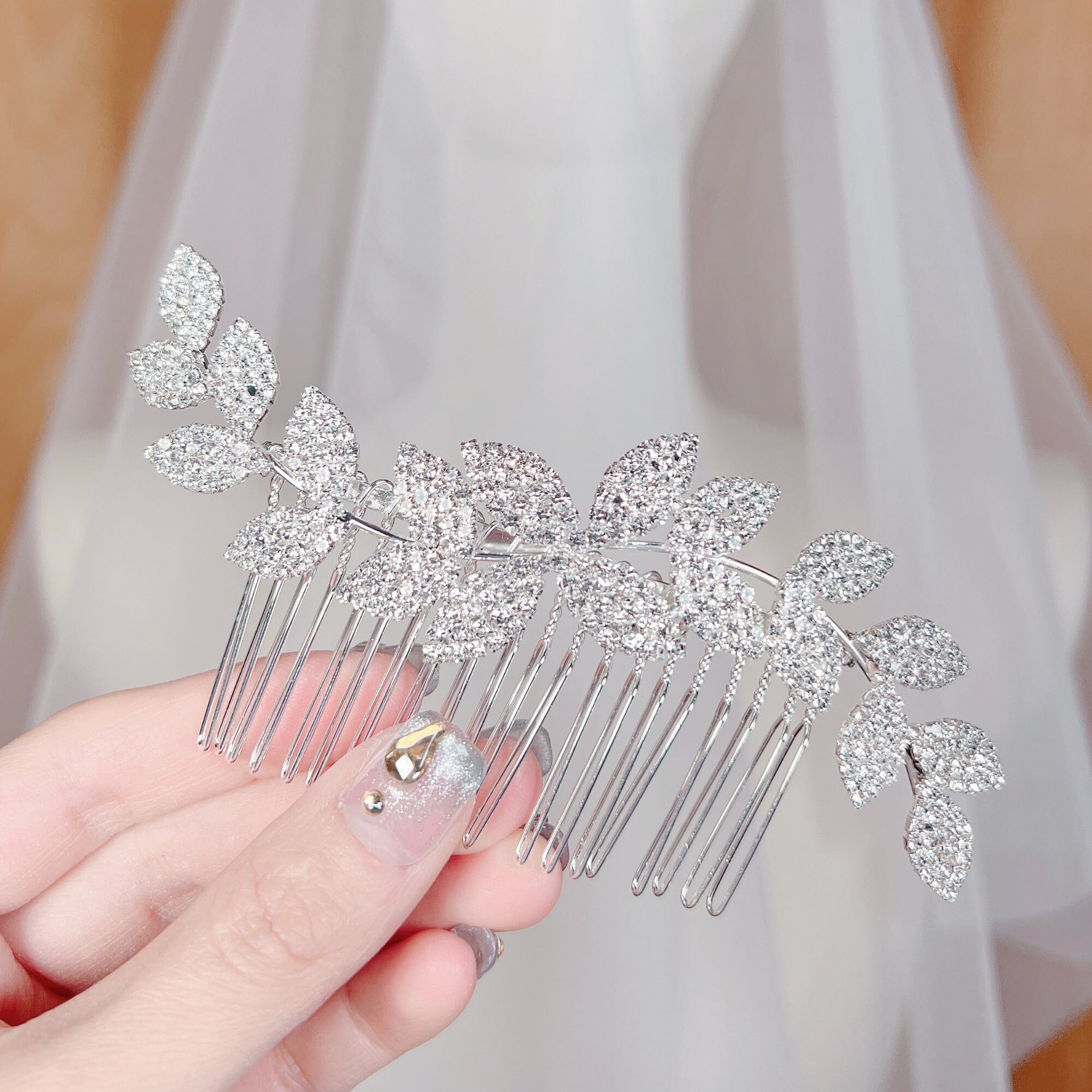 Leaf Bridal Hair Comb