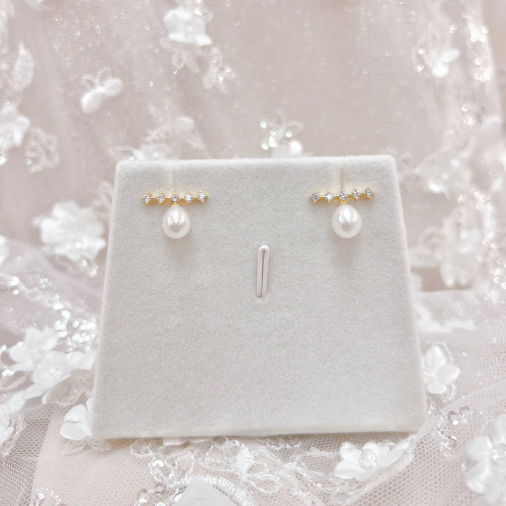 Pearl Stud Earrings