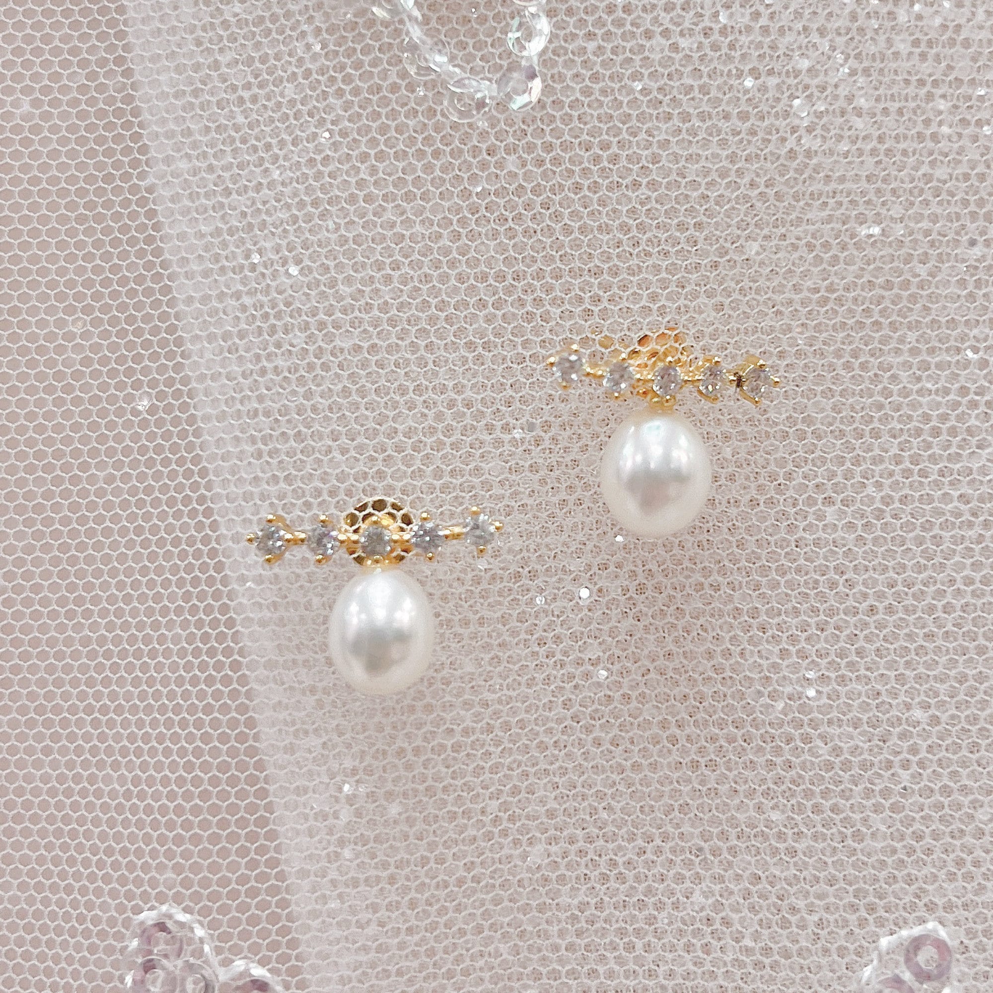 Pearl Stud Earrings