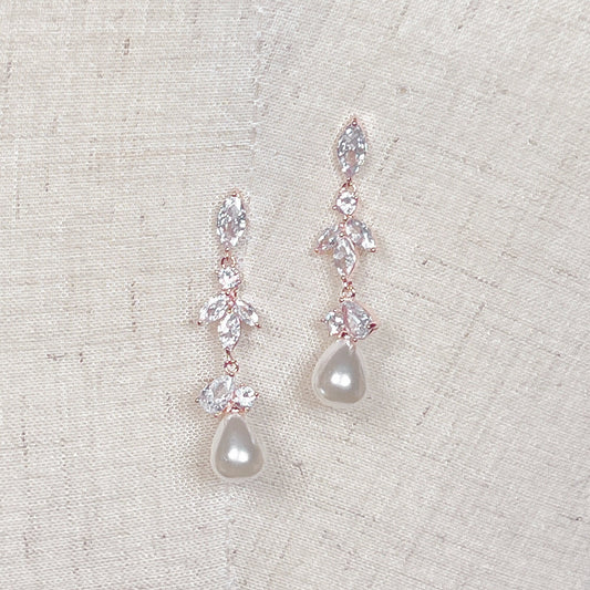 Pearl Teardrop Earrings