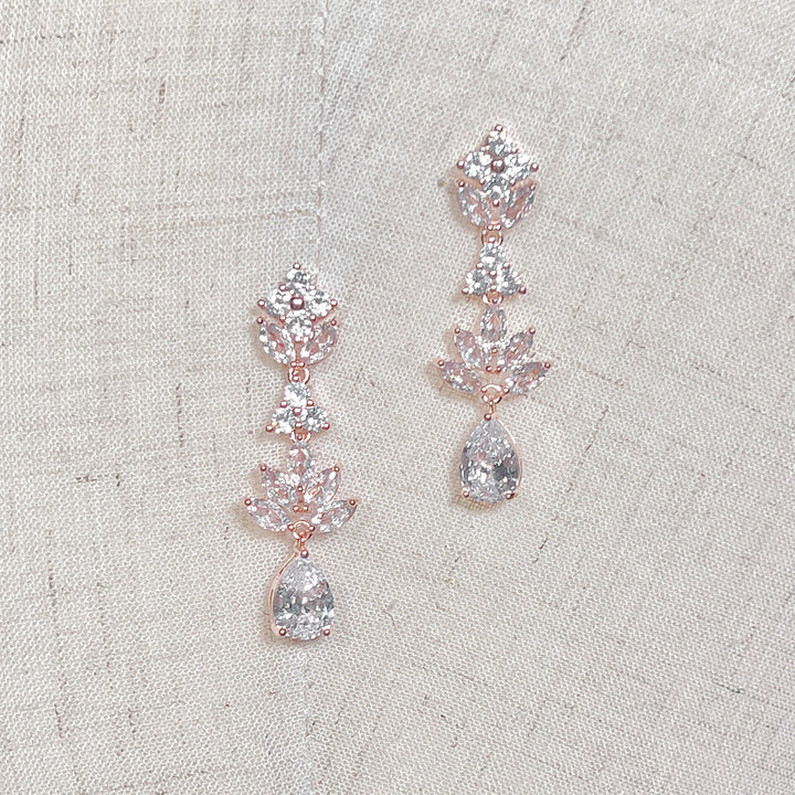 CZ Drop Earrings