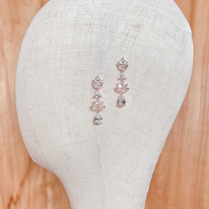 CZ Drop Earrings