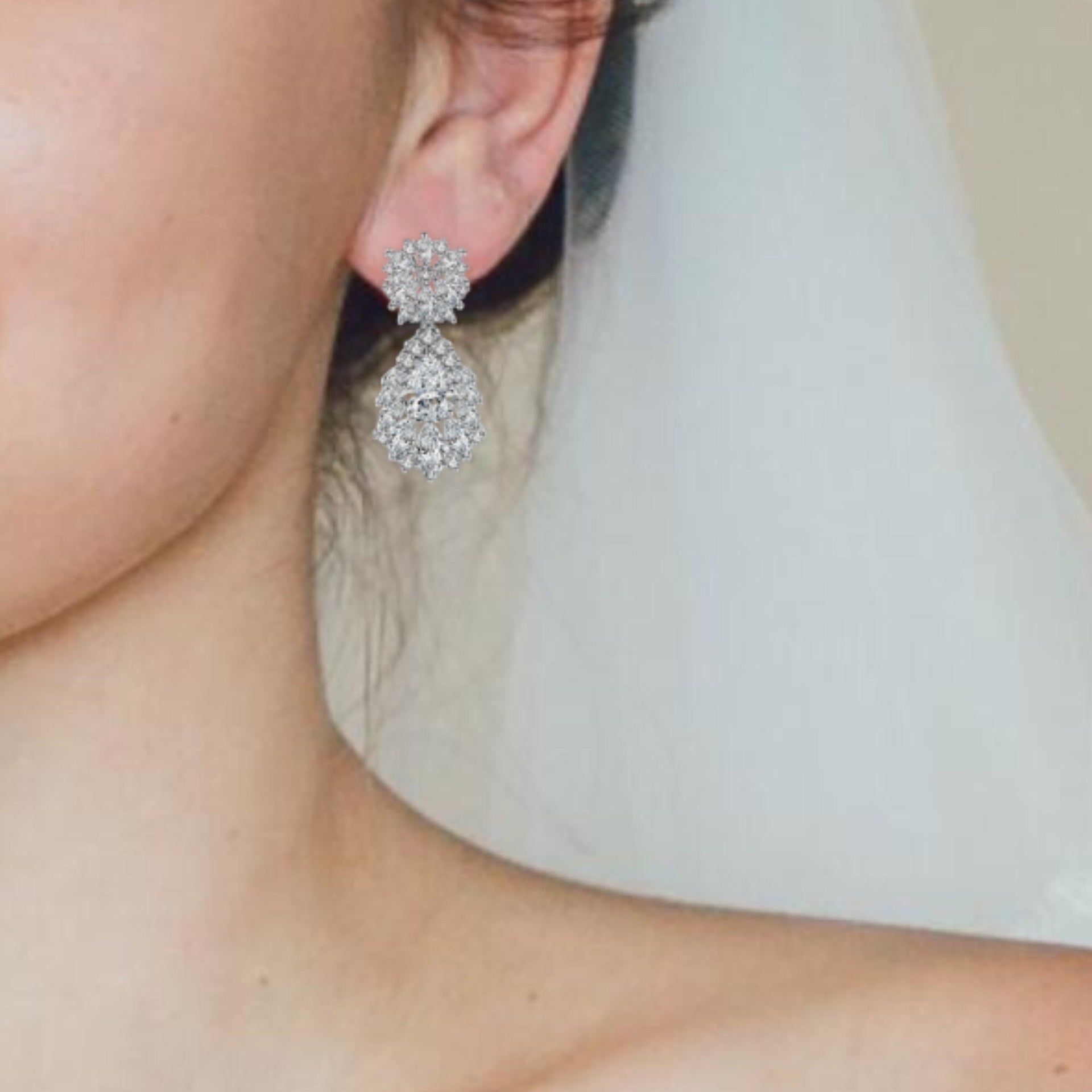 Glamorous Wedding Earrings