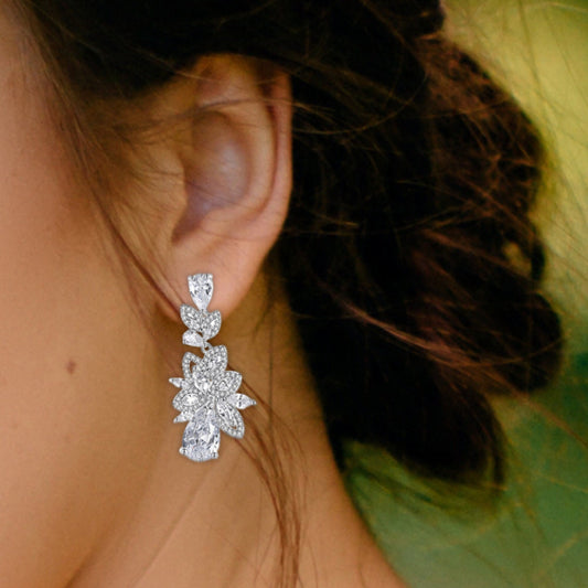 Crystal Bridal Earrings - CAMEO