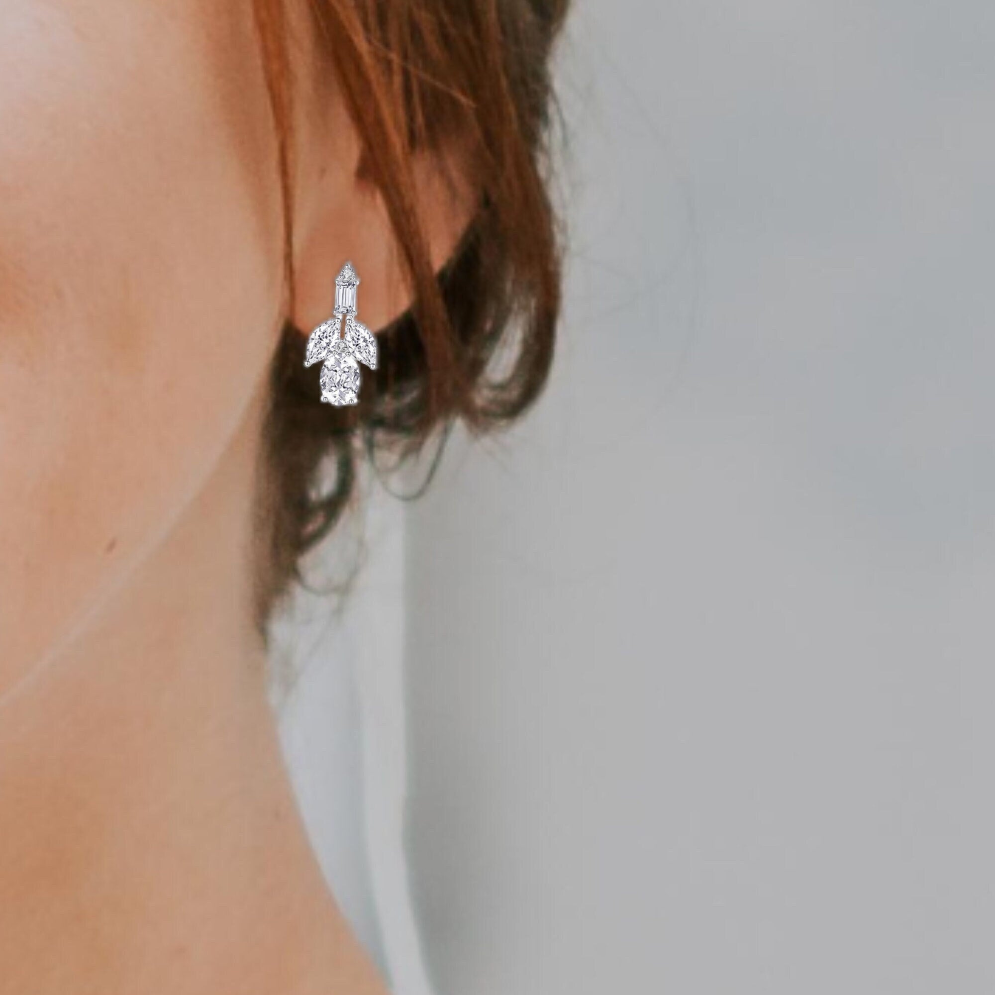 Dainty Silver Earrings