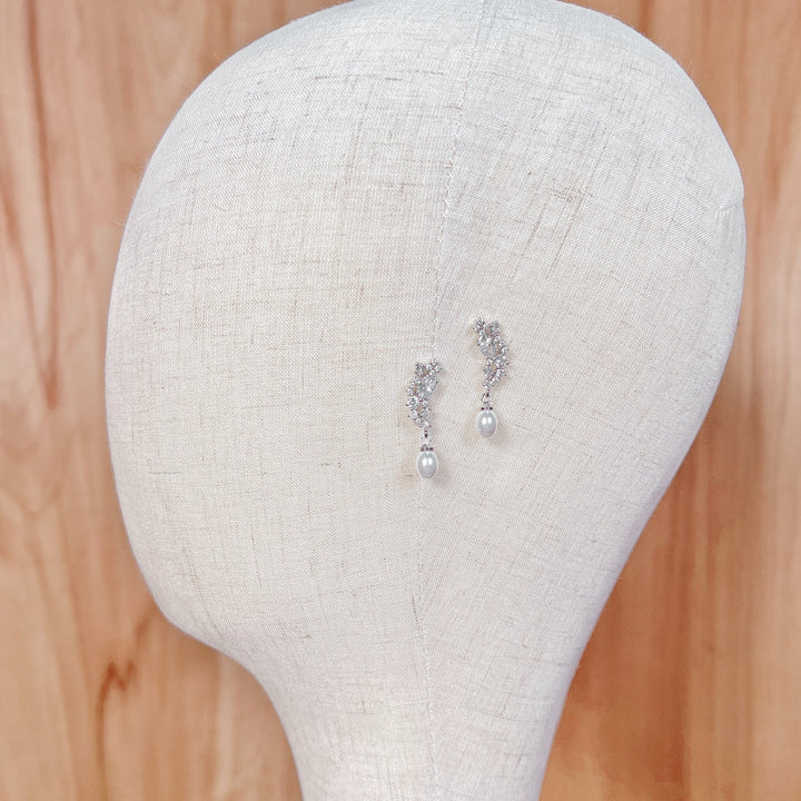 Pearl Bridal Earrings Drop