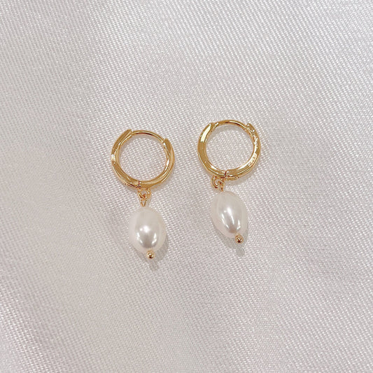 Pearl Hoops