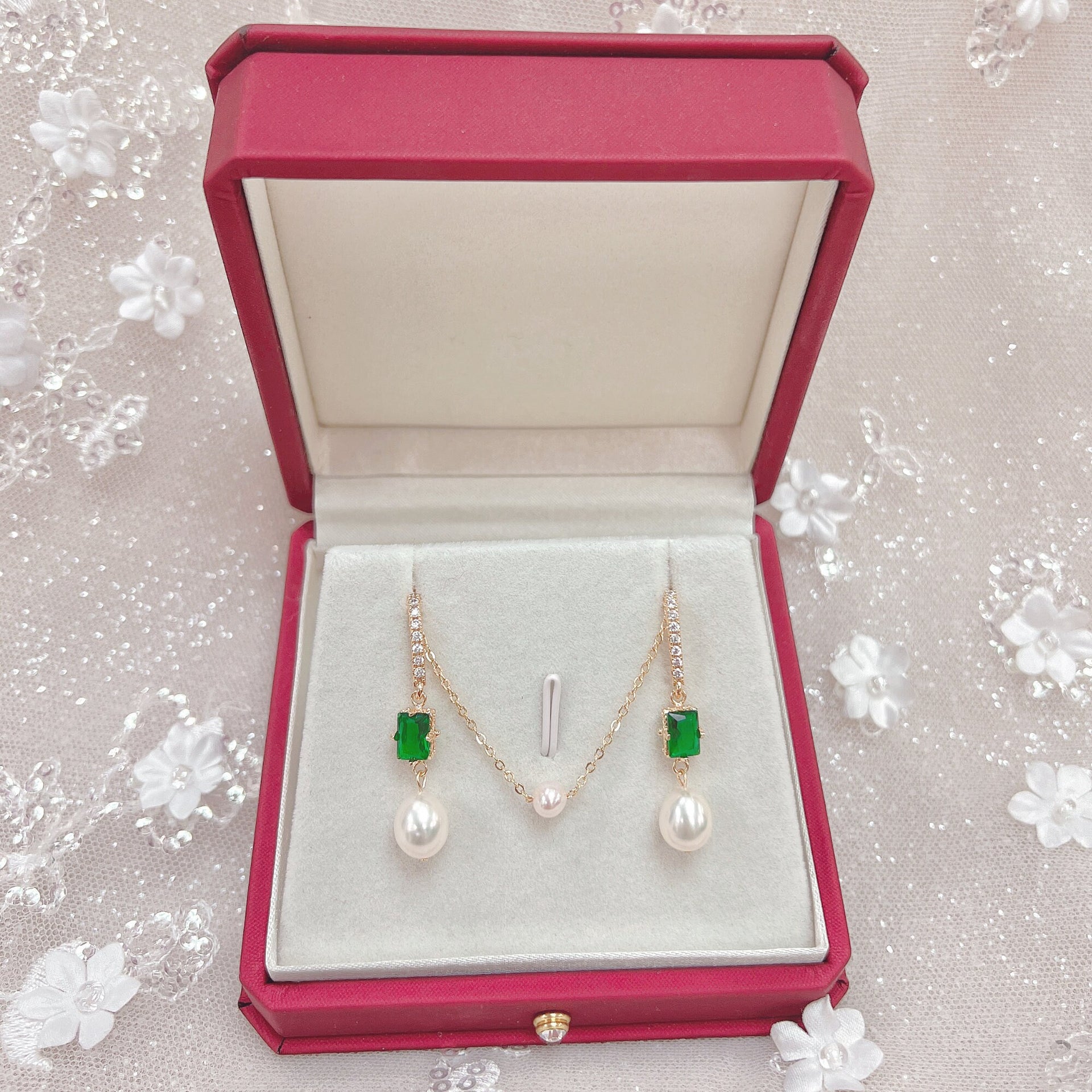 Real Pearl Drop Set