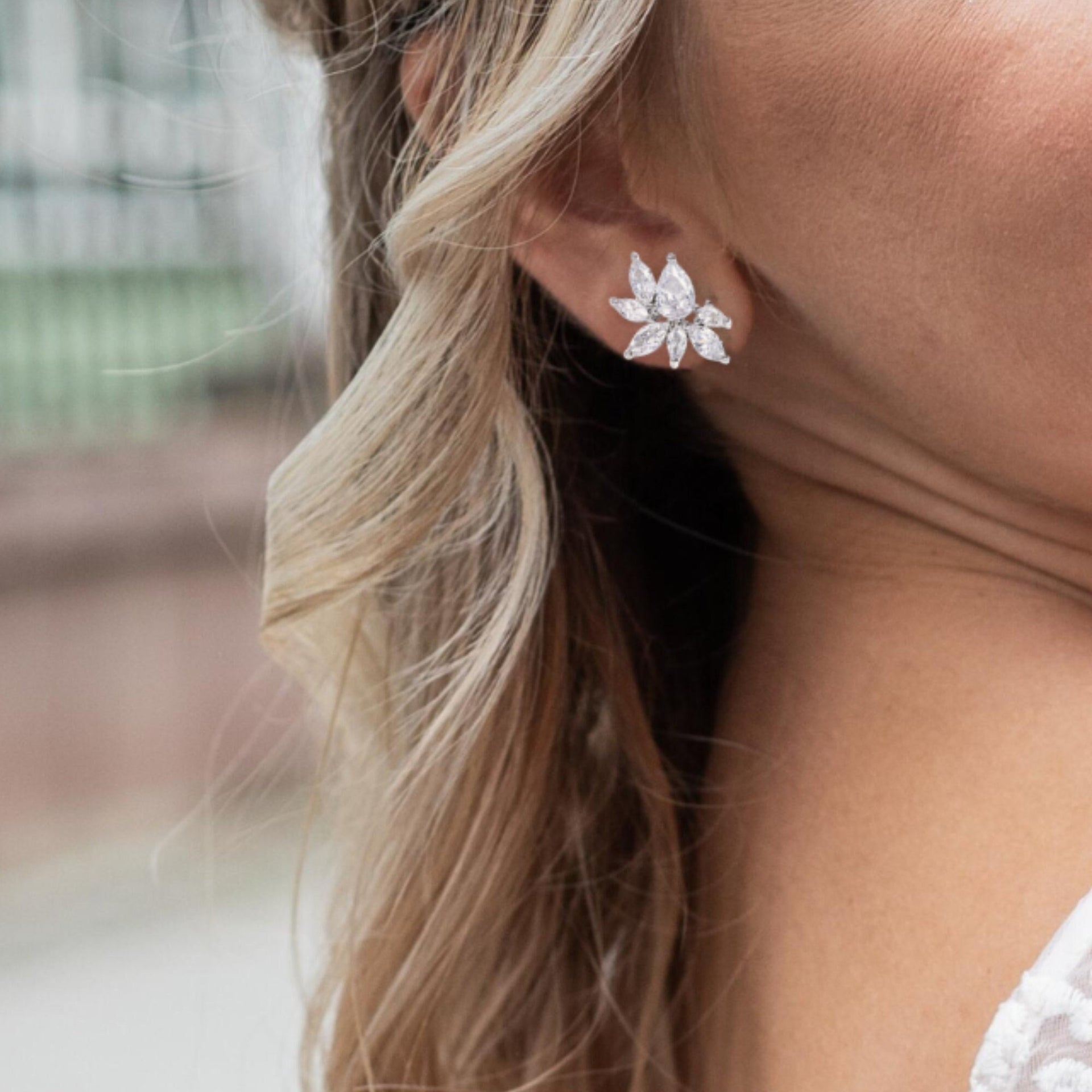 Small Bridal Earrings