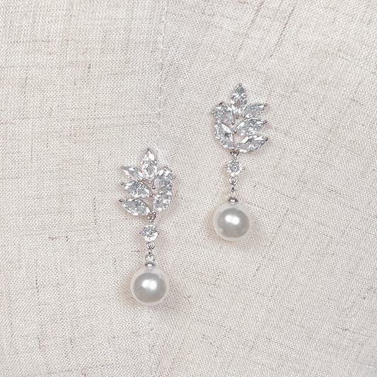 Drop Pearl Earrings