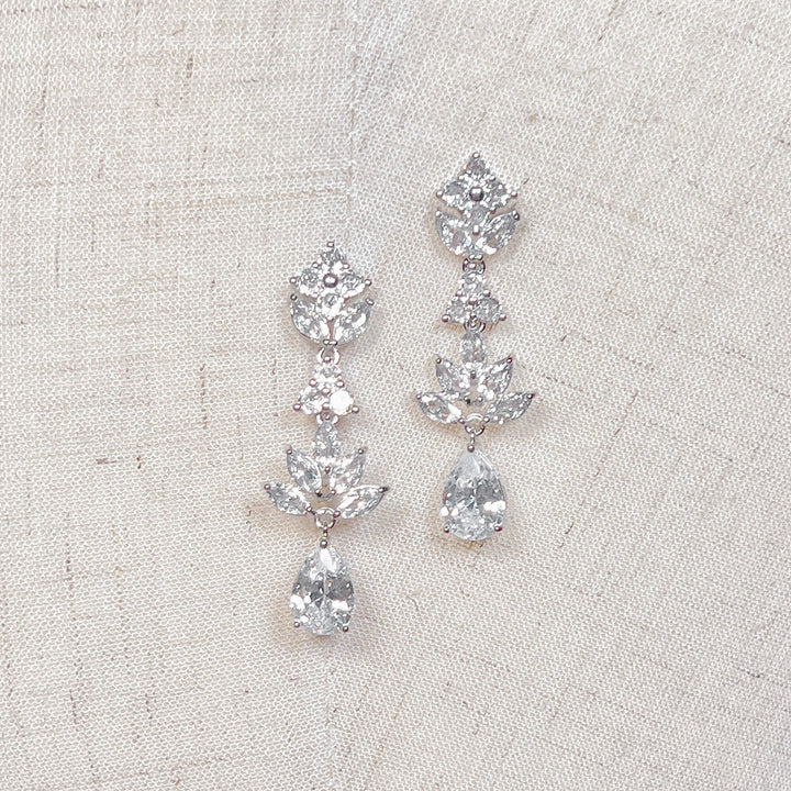 CZ Drop Earrings